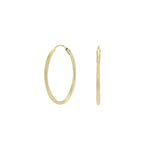 Vergoldete Silber Creolen 25mm HOOPS52