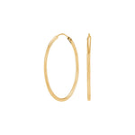 Vergoldete Silber Creolen 25mm HOOPS52