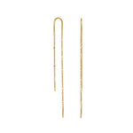 Gold plated silver earring LINE52