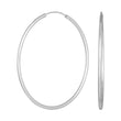 Silver creole 40mm HOOPS52