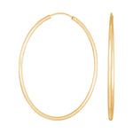 Sølv creol 40mm HOOPS52