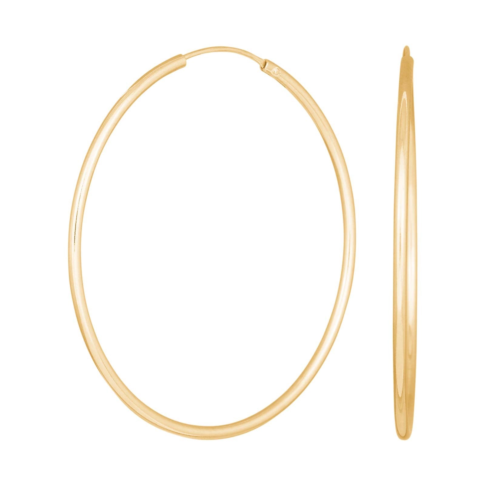 Silber Creole 40mm HOOPS52