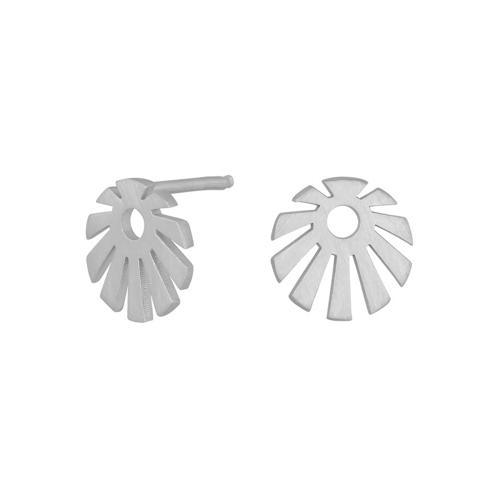 Stab Silber Ohrringe SUN52 9mm