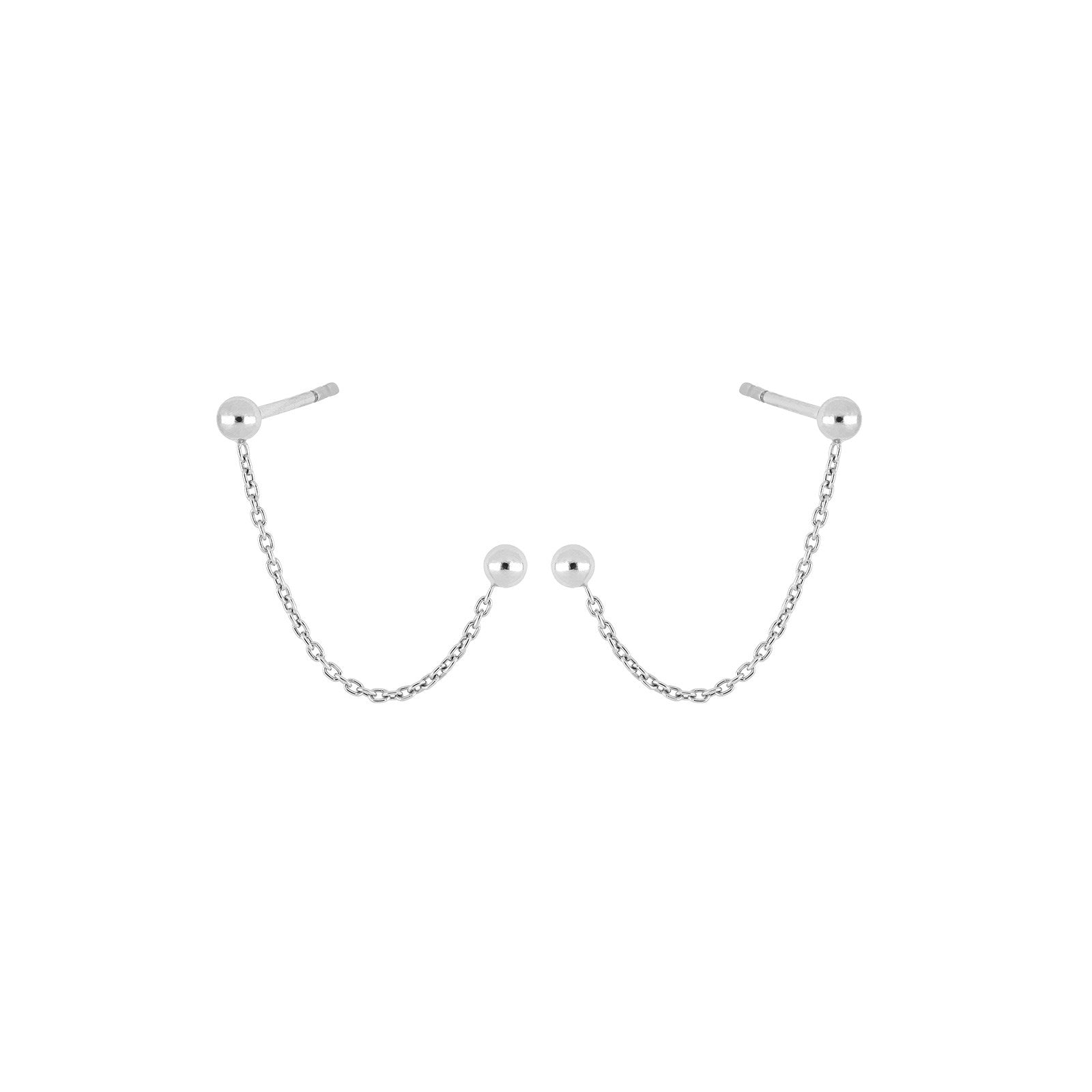 Rhod. silver earrings CANDY52