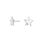 Rhod. silver earrings CHARM52