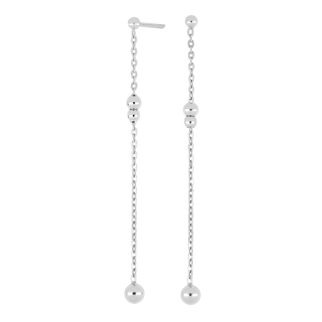 Rhd. Silber Ohrring BEADIT52
