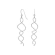 Silver earring SPIN52