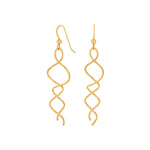 Silver earring SPIN52