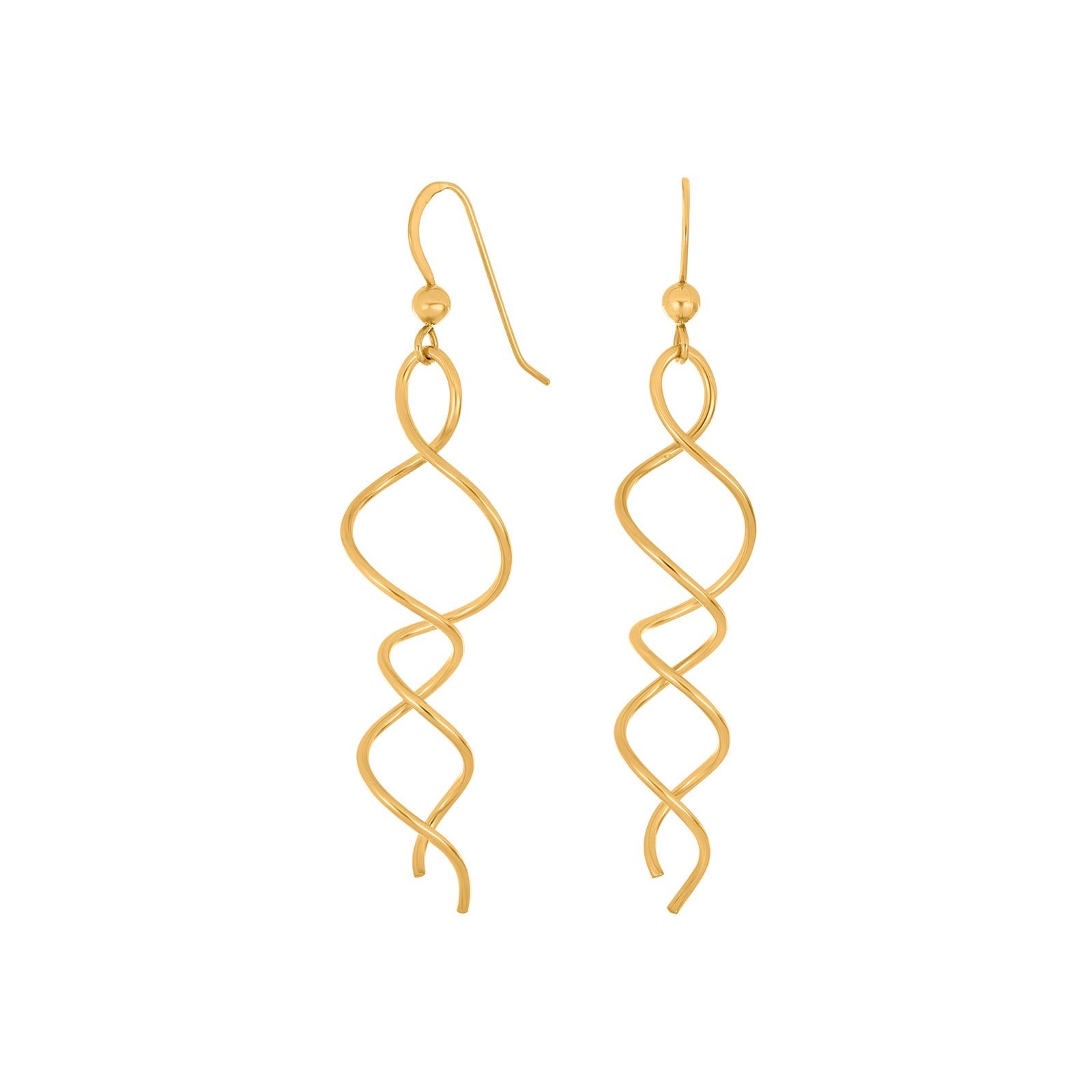 Silver earring SPIN52