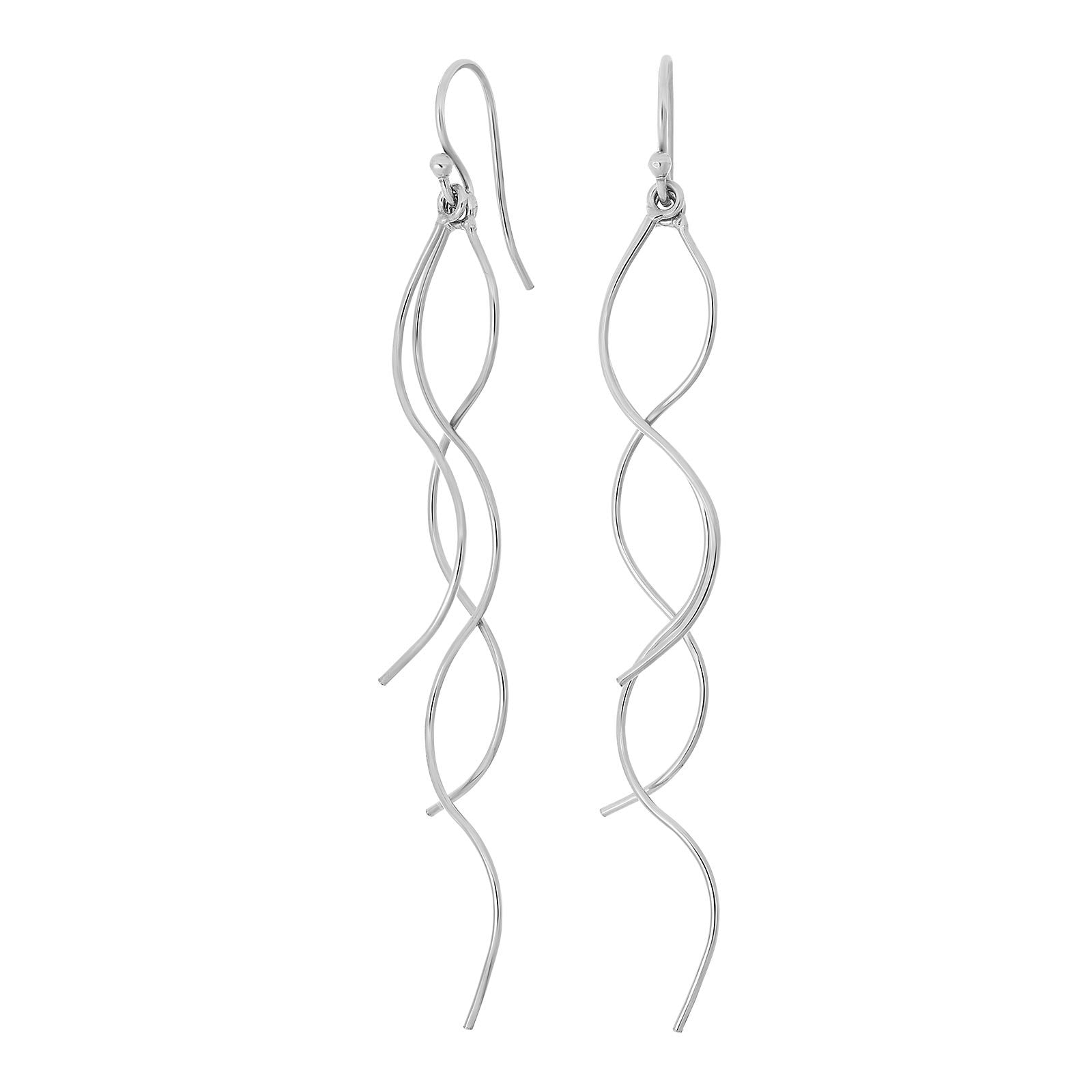 Silver earring SPIN52
