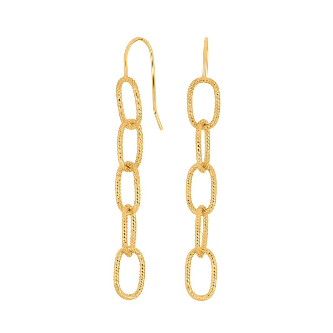 Silver earring CATCH52 - Gold plated
