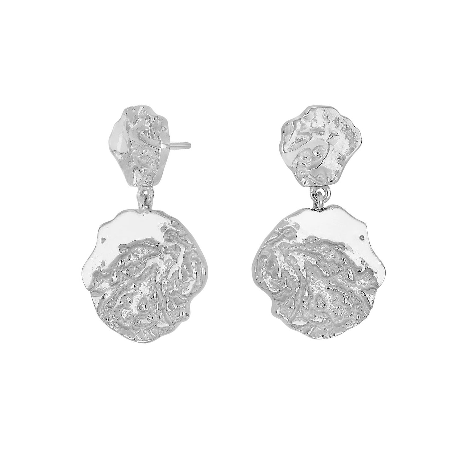 Sølv ørehænger TREASURE52 - Rhodineret