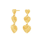 Silver earrings heart ACTOR52