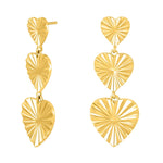 Silver earrings heart ACTOR52