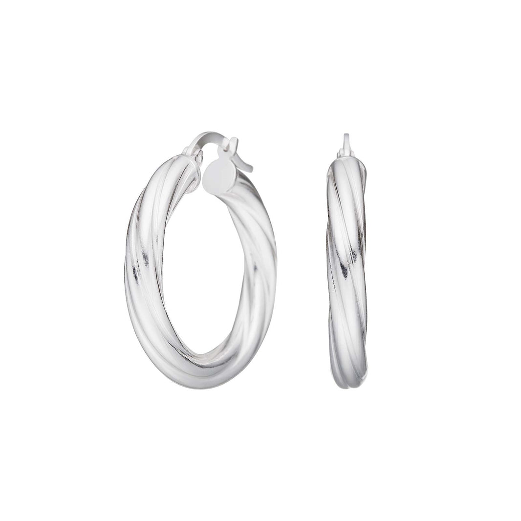 Silber Creolen TORN52