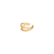 Silver ear cuff FLUID52
