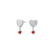 Earrings heart BRODERIE52