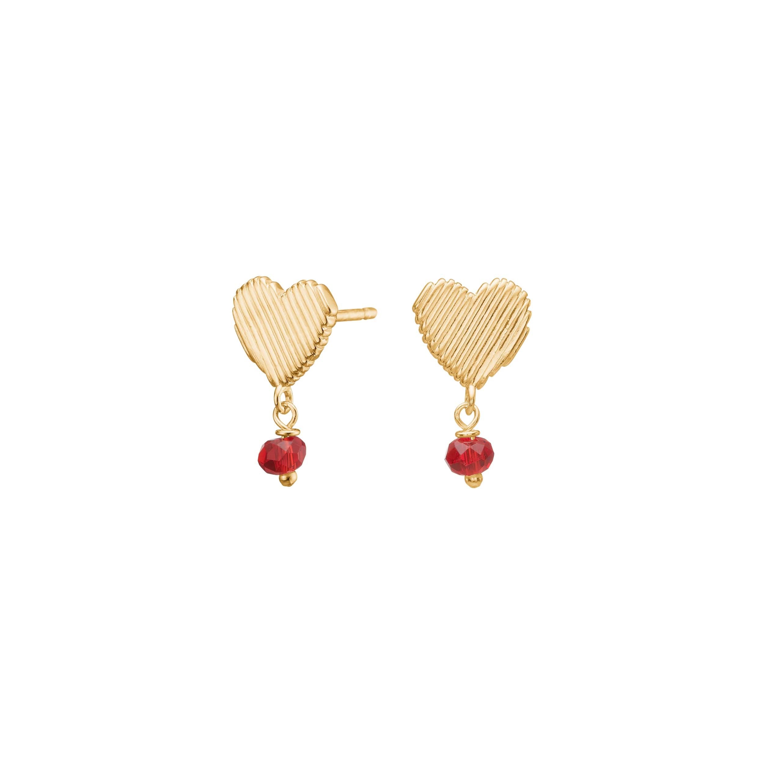 Earrings heart BRODERIE52
