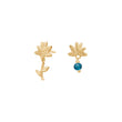 Ohrstecker blaue Blume BRODERIE52