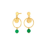 Gold-plated ear pendant JOY52 GC