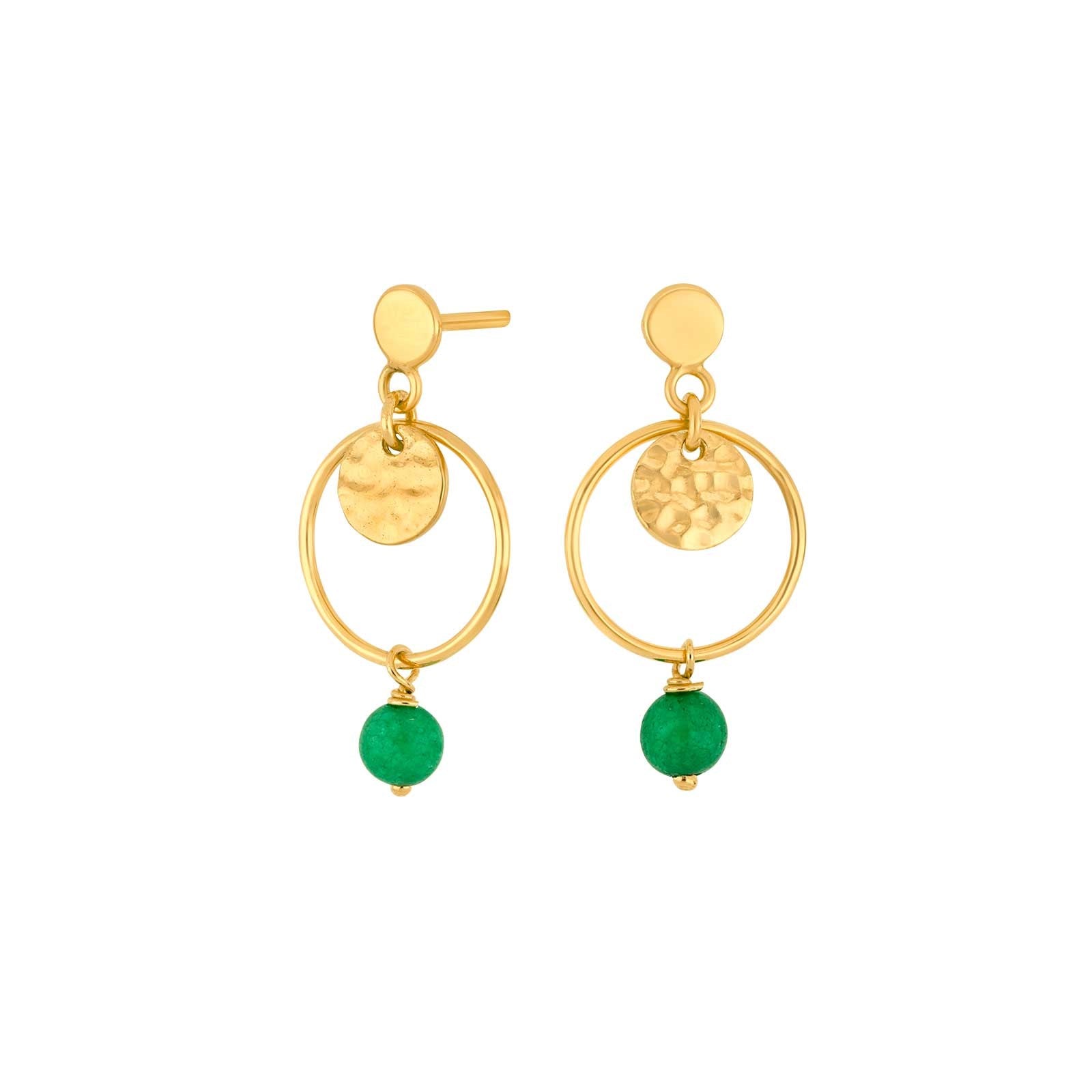 Gold-plated ear pendant JOY52 GC