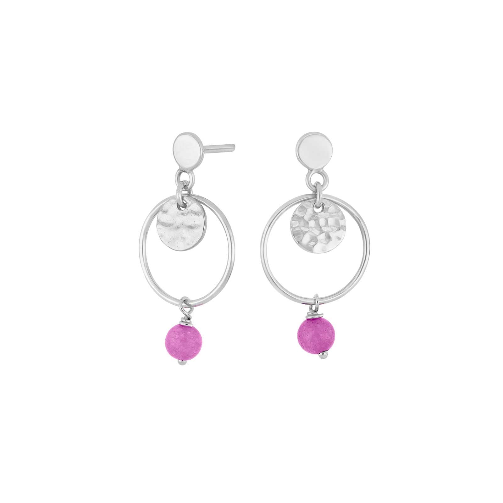 Silver earring JOY52 LQ