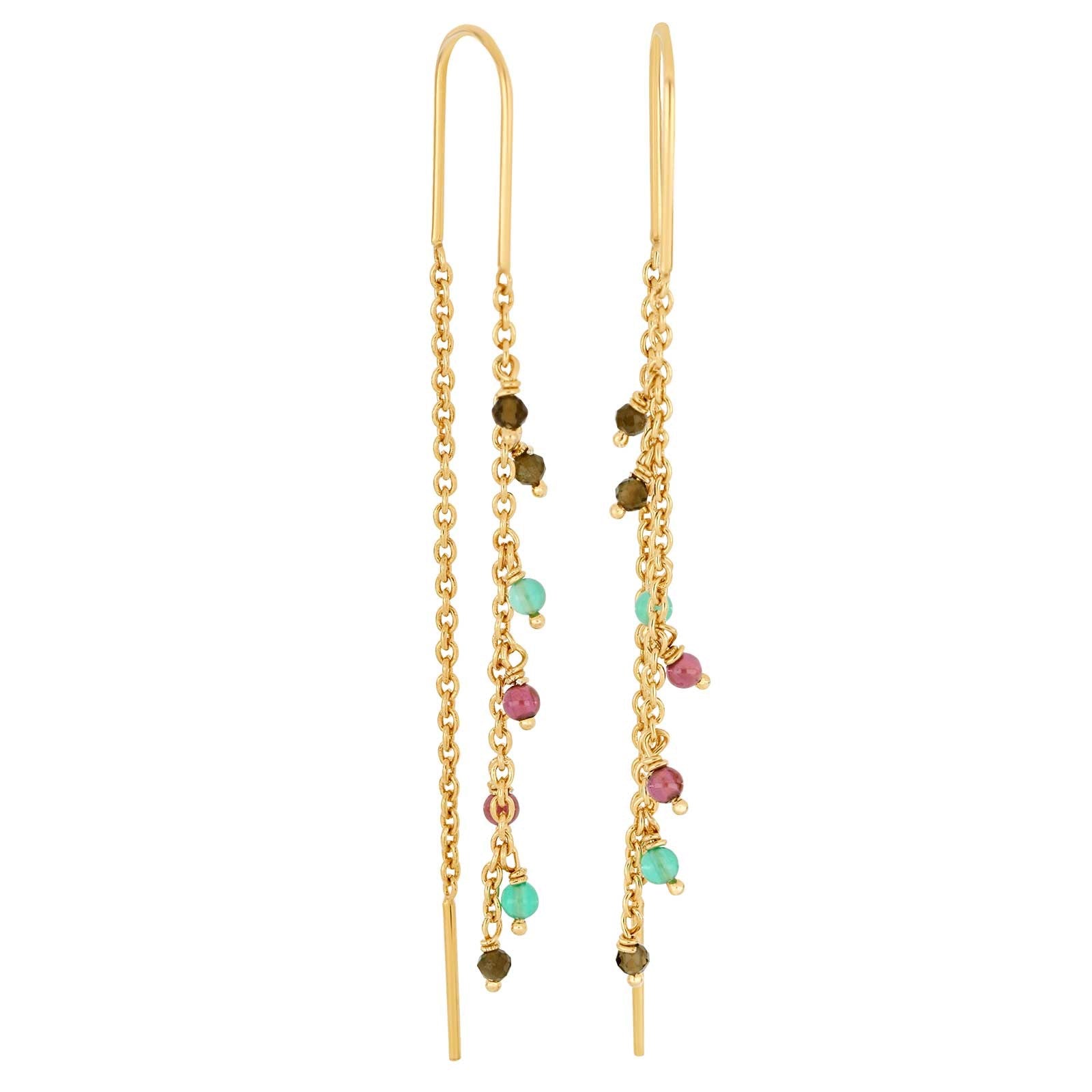 Gold-plated ear pendant ENJOY52