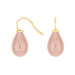 Sølvøreh. m/bøhmisk kvartsglas