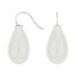 Silver ear. w/Bohemian quartz glass