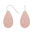 Silver ear. w/Bohemian quartz glass