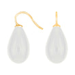 Silver ear. w/Bohemian quartz glass