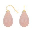 Silver ear. w/Bohemian quartz glass