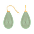 Silver ear. w/Bohemian quartz glass