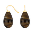 Silver ear. w/Bohemian quartz glass