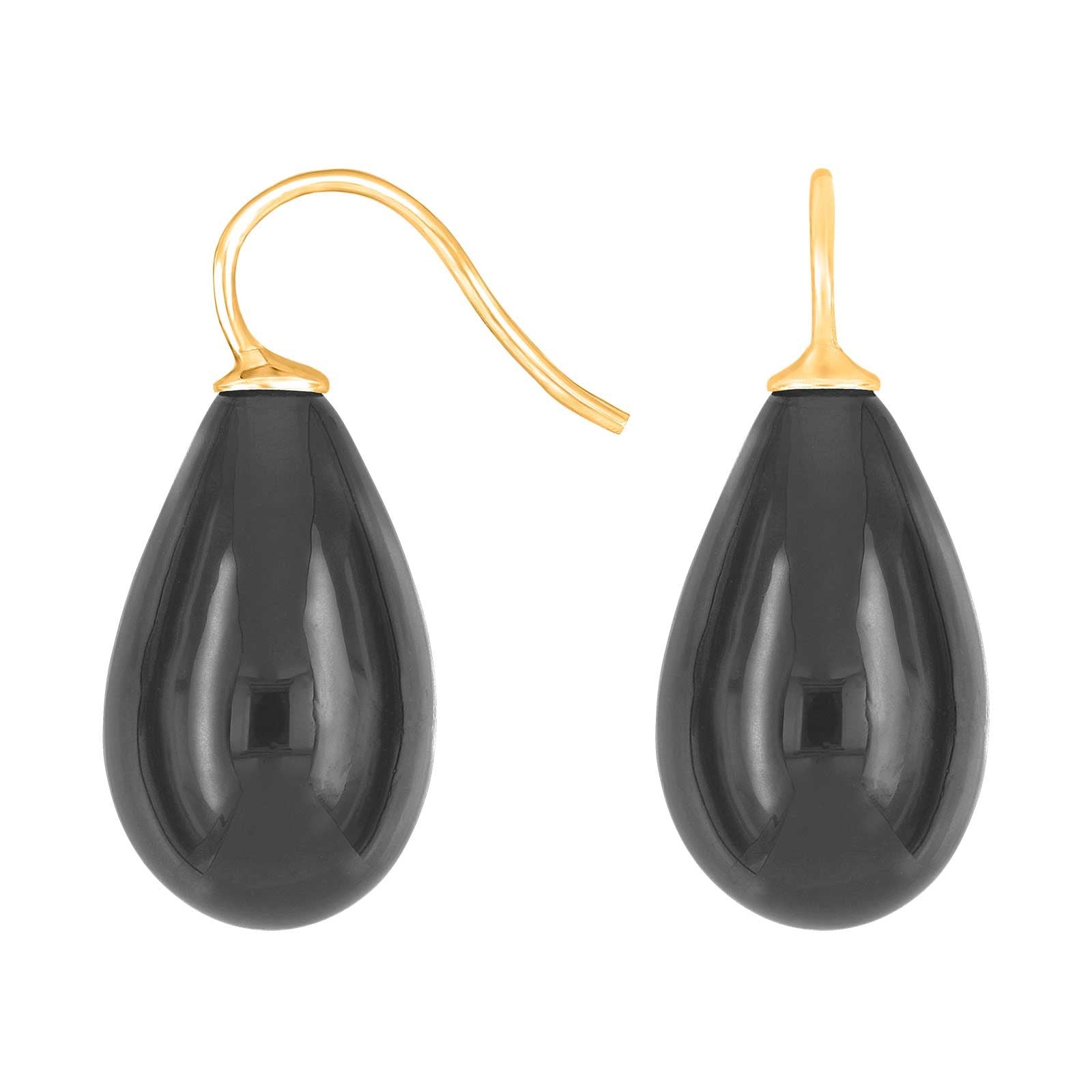 Silver ear. w/Bohemian quartz glass