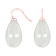 Silver ear. w/Bohemian quartz glass