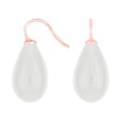 Silver ear. w/Bohemian quartz glass