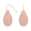 Silver ear. w/Bohemian quartz glass