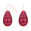 Silver ear. w/Bohemian quartz glass