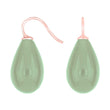 Silver ear. w/Bohemian quartz glass