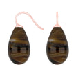 Silver ear. w/Bohemian quartz glass