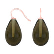 Silver ear. w/Bohemian quartz glass