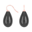 Silver ear. w/Bohemian quartz glass