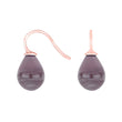 Silver ear. w/Bohemian quartz glass