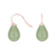 Silver ear. w/Bohemian quartz glass