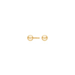 14ct. gold earrings ball 4 mm