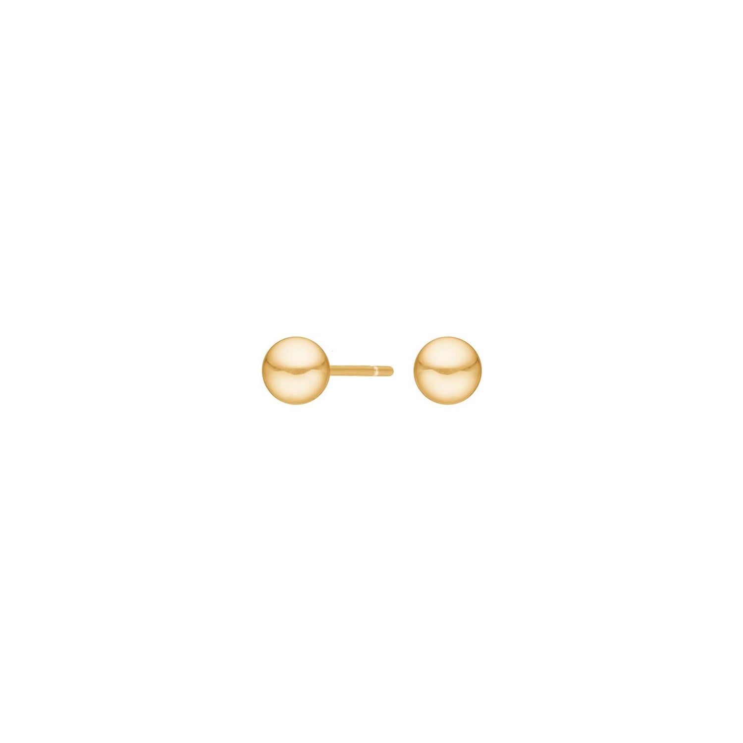 8ct. gold earrings ball 5mm