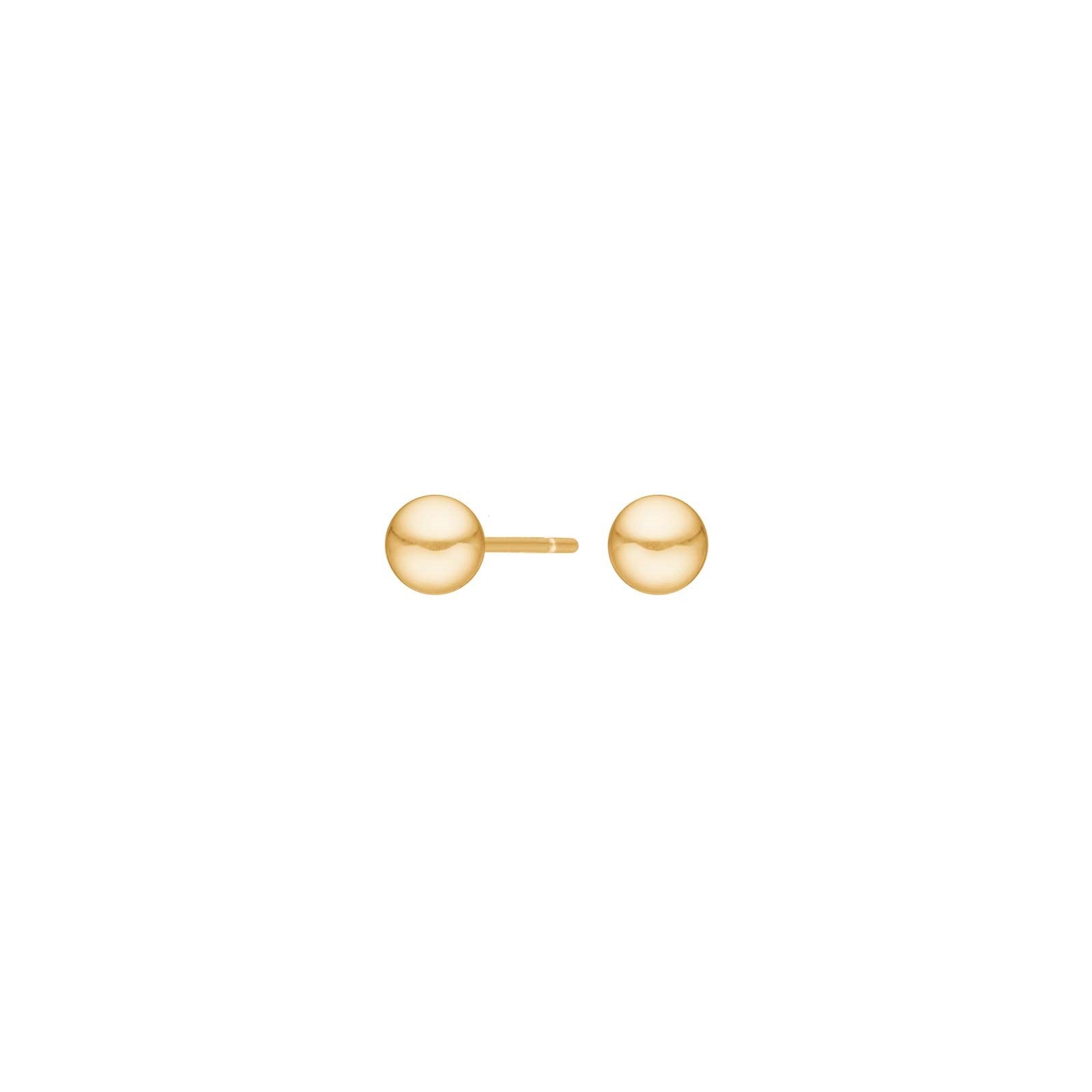 8ct. gold earrings ball 5mm