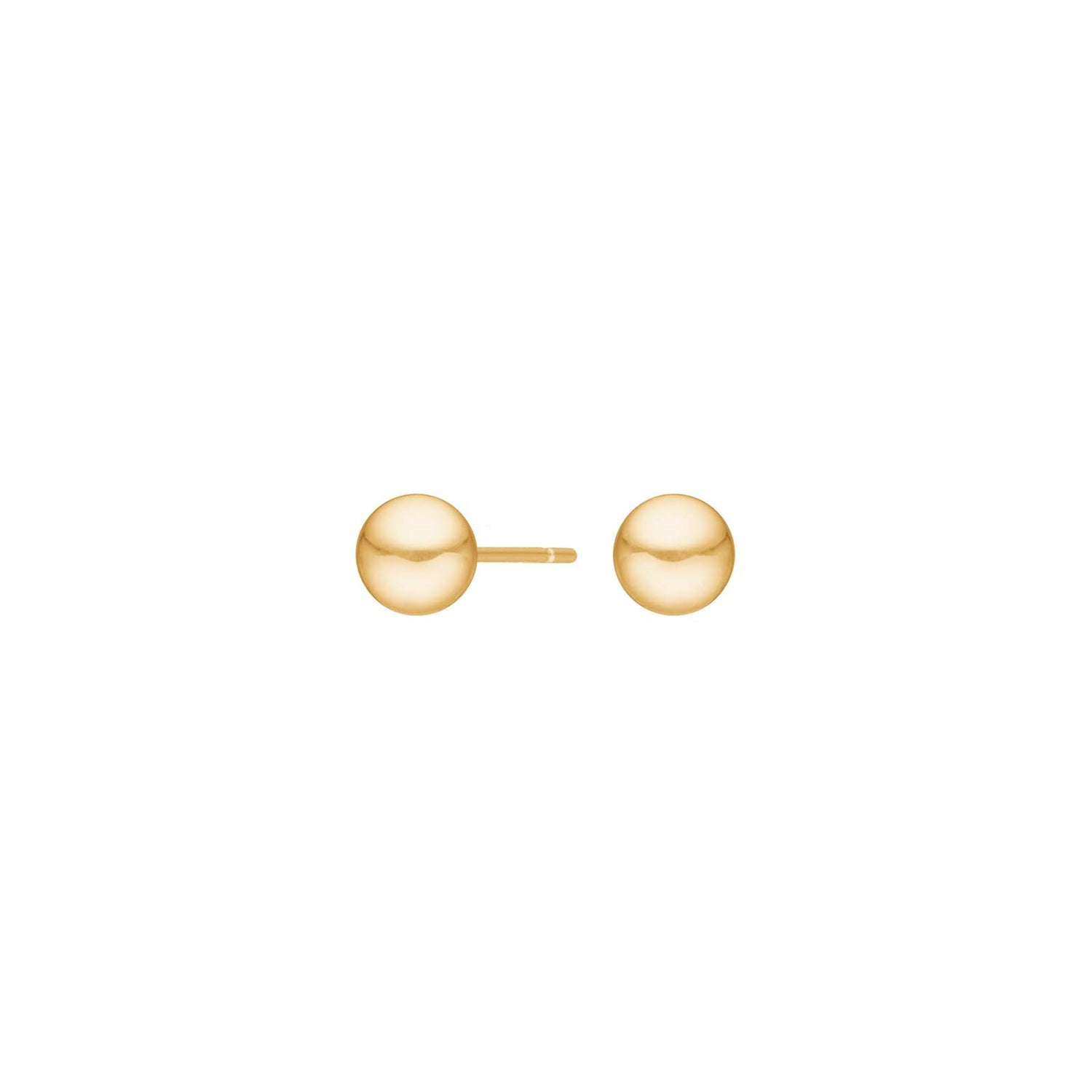 8ct. gold earrings ball 6mm