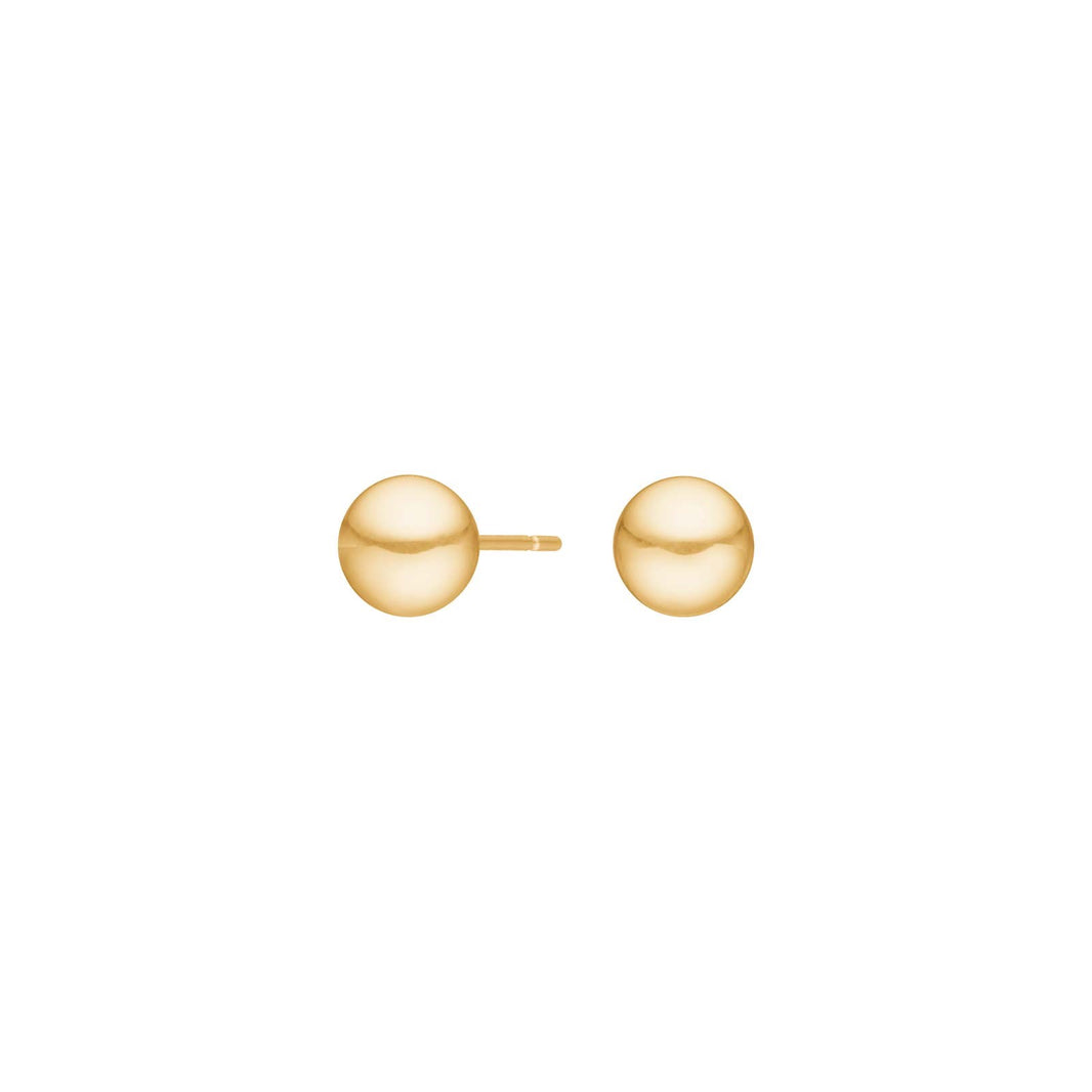 8ct. gold earrings ball 7mm